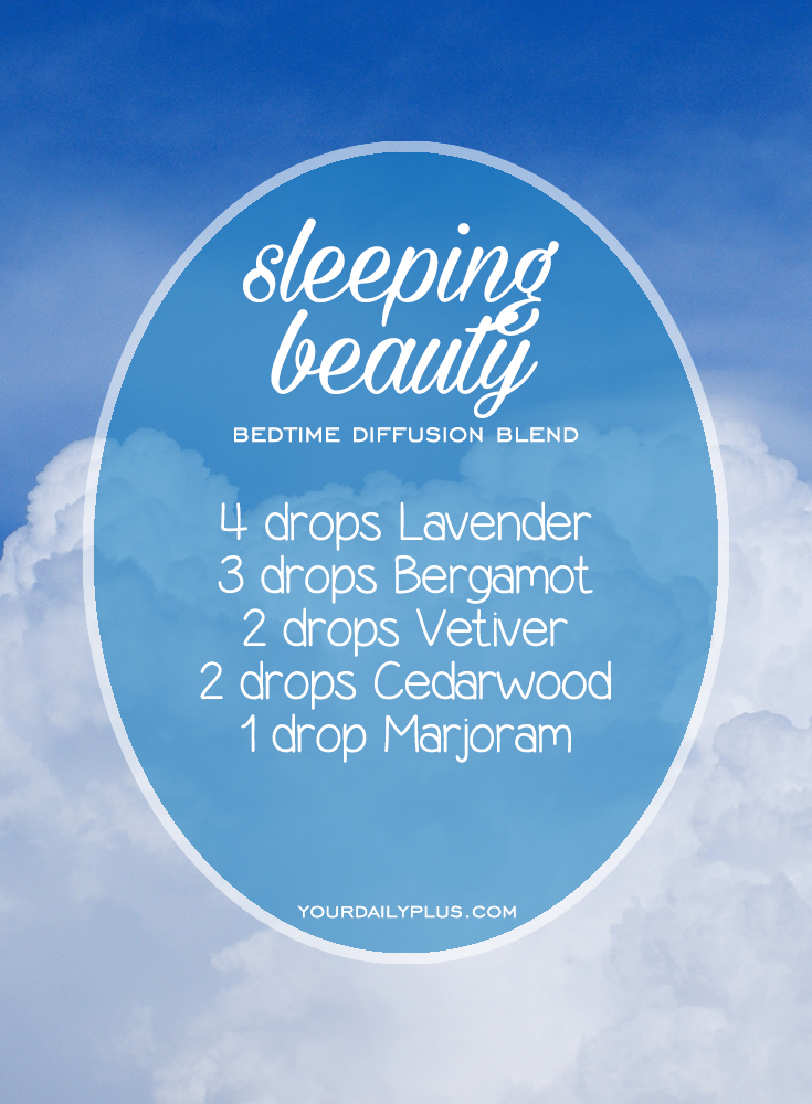 Having trouble sleeping? Try these essential oils for deep sleep that promote relaxation and a restful sleeping environment. Sleeping Beauty diffusion blend with Lavender, Bergamot, Vetiver, Cedarwood and Marjoram.
